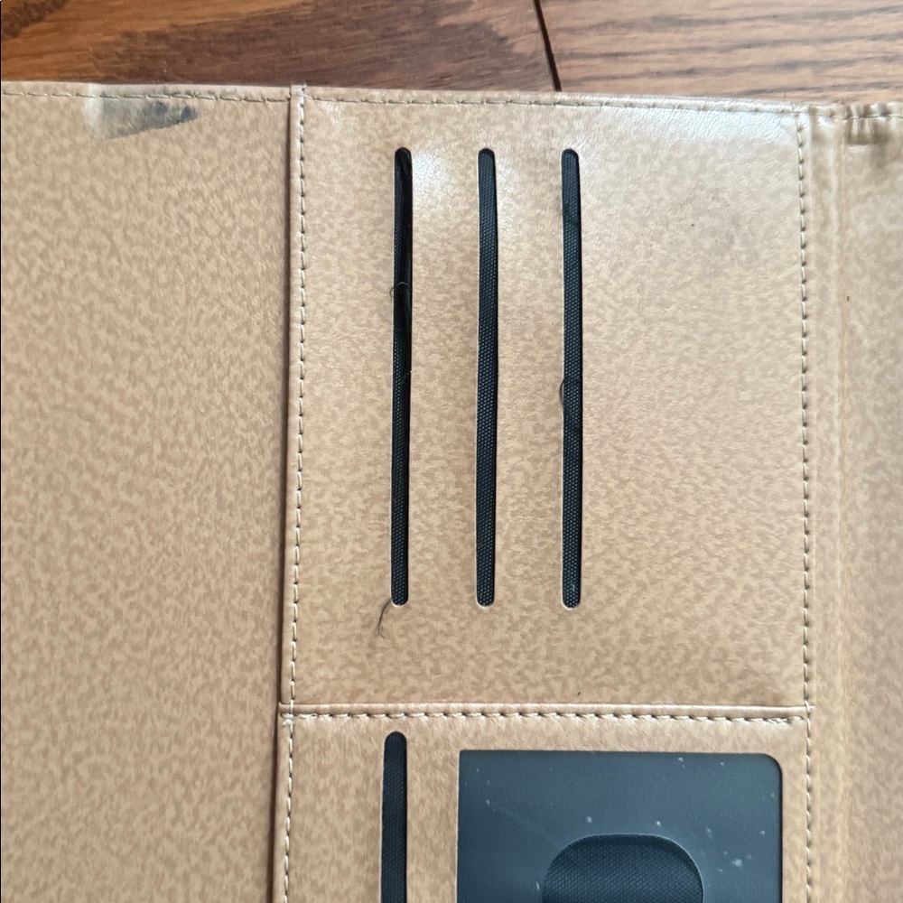 Blue Monogram Tablet or computer Cover. Used - Picture 4 of 8